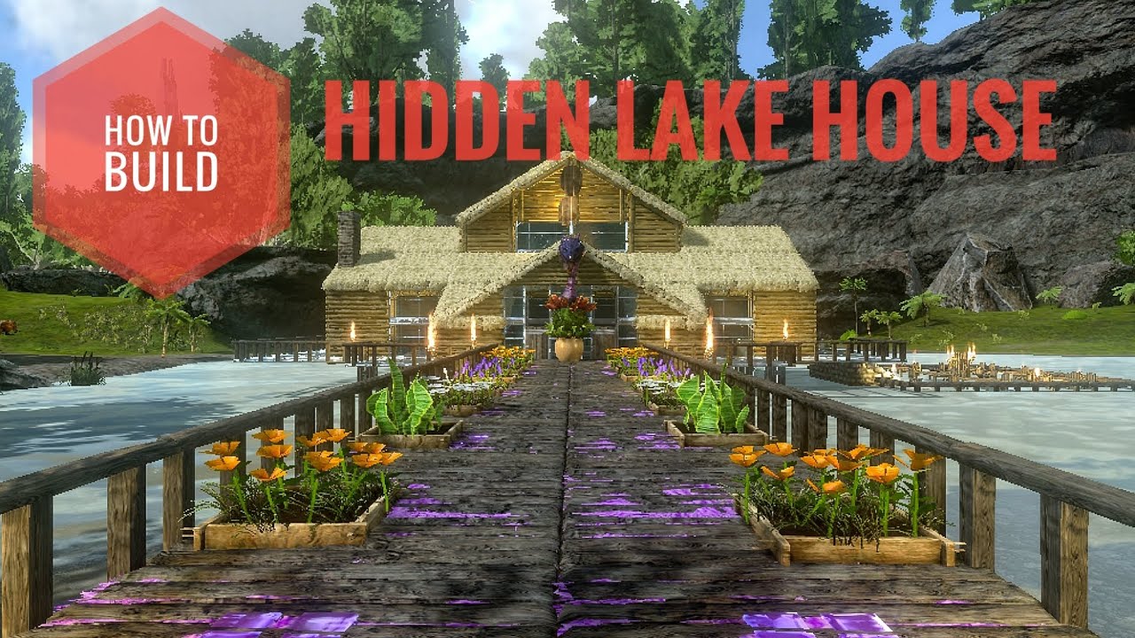 Ark survival evolved.Hidden lake Build.#arksurvival #hidden #speedbuild #howtobuild #aawtari