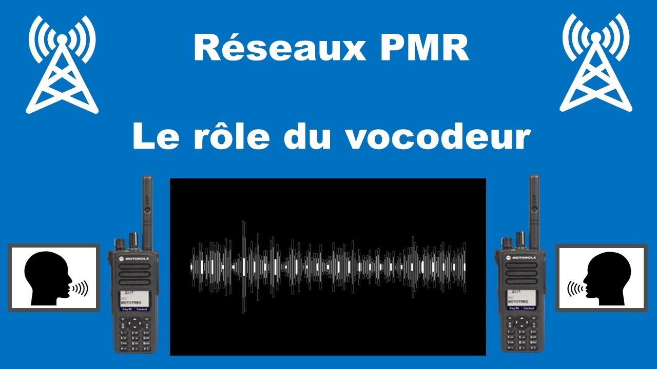 Réseaux PMR - Un vocodeur, c'est quoi ? A quoi ça sert ? AMBE+2, IMBE, RP-CELP, ACELP