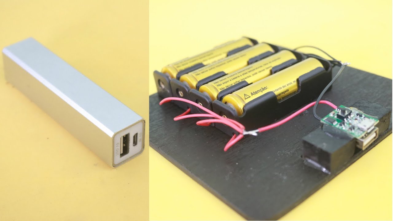 Conversion de un Powerbank a Cargador de Pilas 18650