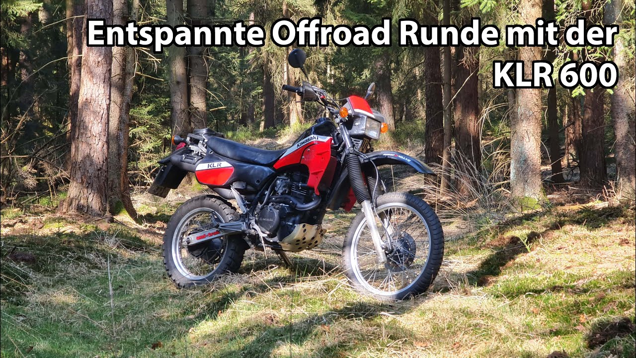 Enduro Ausfahrt auf der Kawasaki KLR 600
