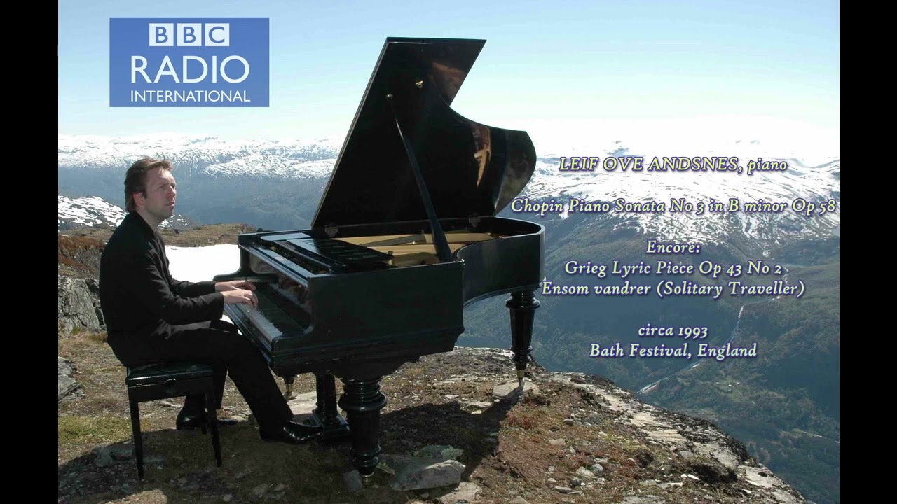 Leif Ove Andsnes (1993 Live) Chopin Piano Sonata No 3 Op 58