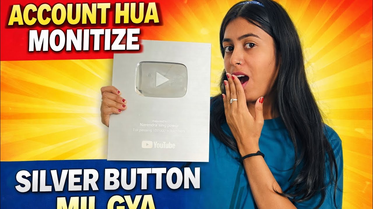 Finally Account Monitize Ho Gaya 😭 | Silver Button Mil Gaya 🥈 | Dream Come True💌
