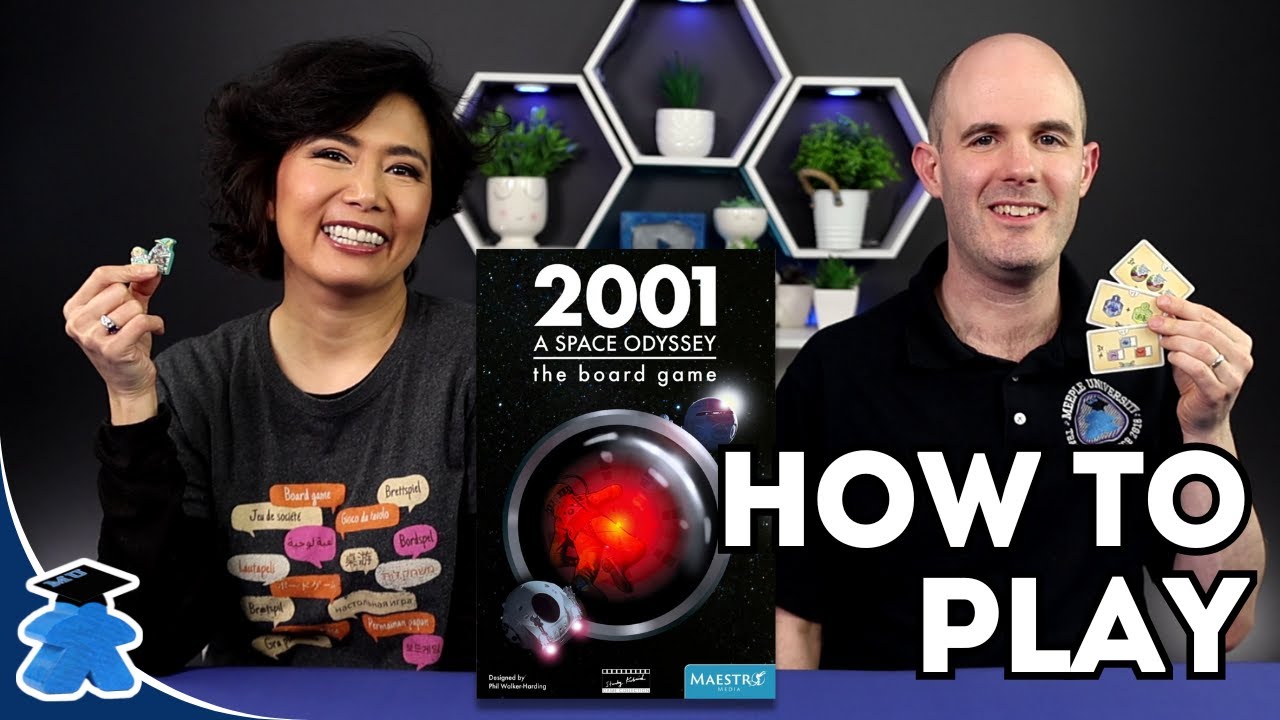 2001 A Space Odyssey The Board Game - How to Play. Complete, Concise, Clear Board Game Tutorial