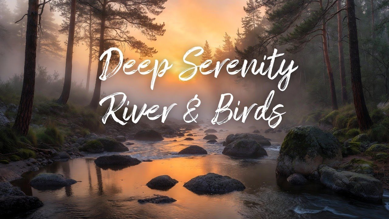 Serene Peaceful Stream & Birdsong | Nature Sounds ASMR for Meditation