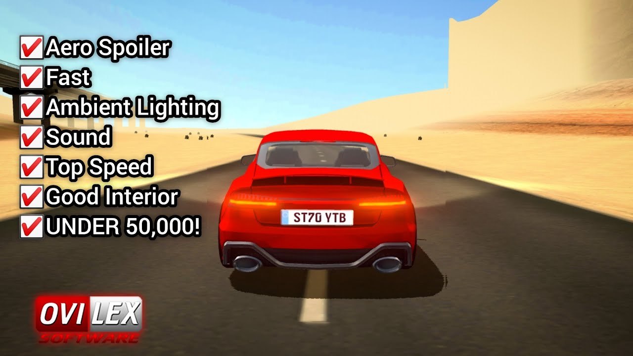 Driving School Sim 2020 - TOP 10 BEST Cars $50,000 Or Under (Ambient Lights, Speed, Interior & More)