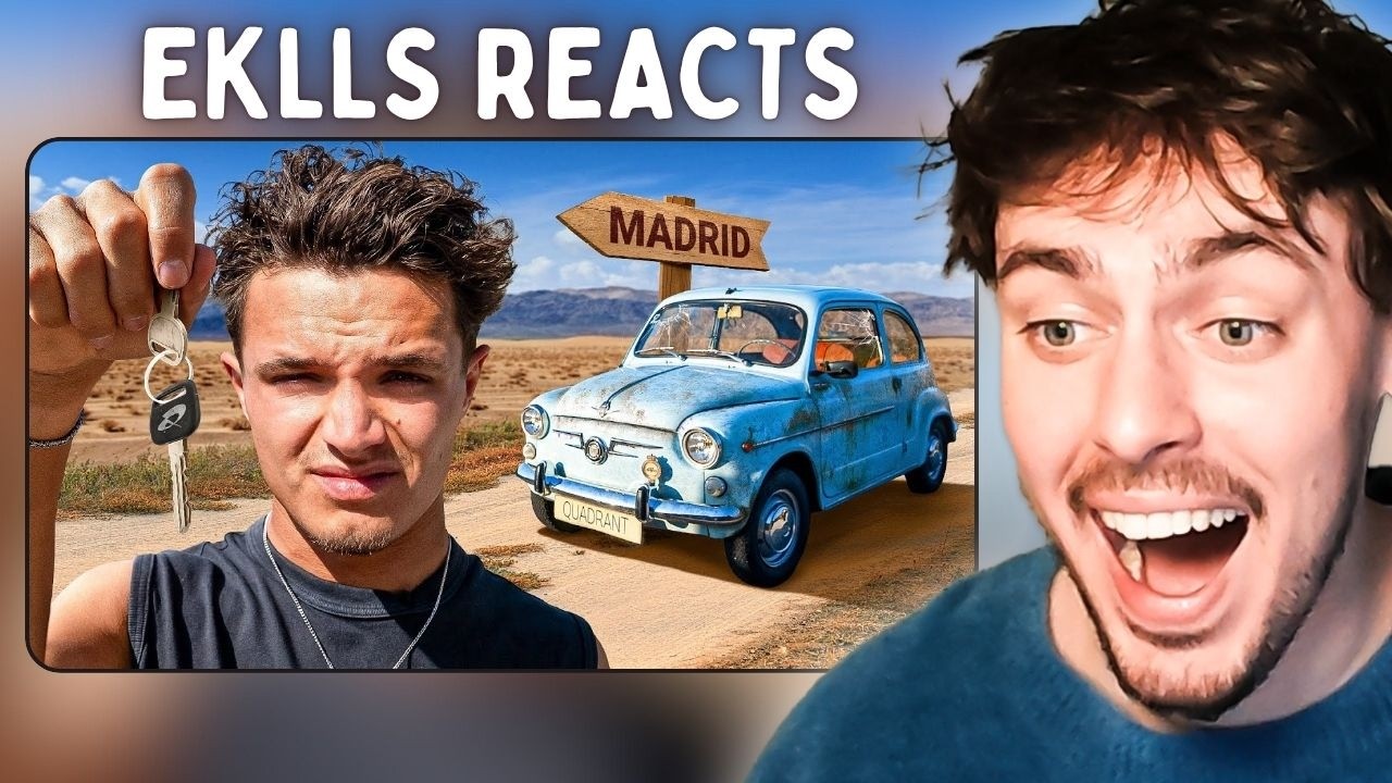 Lando Norris Races $500 Car Across Europe (Reaction)
