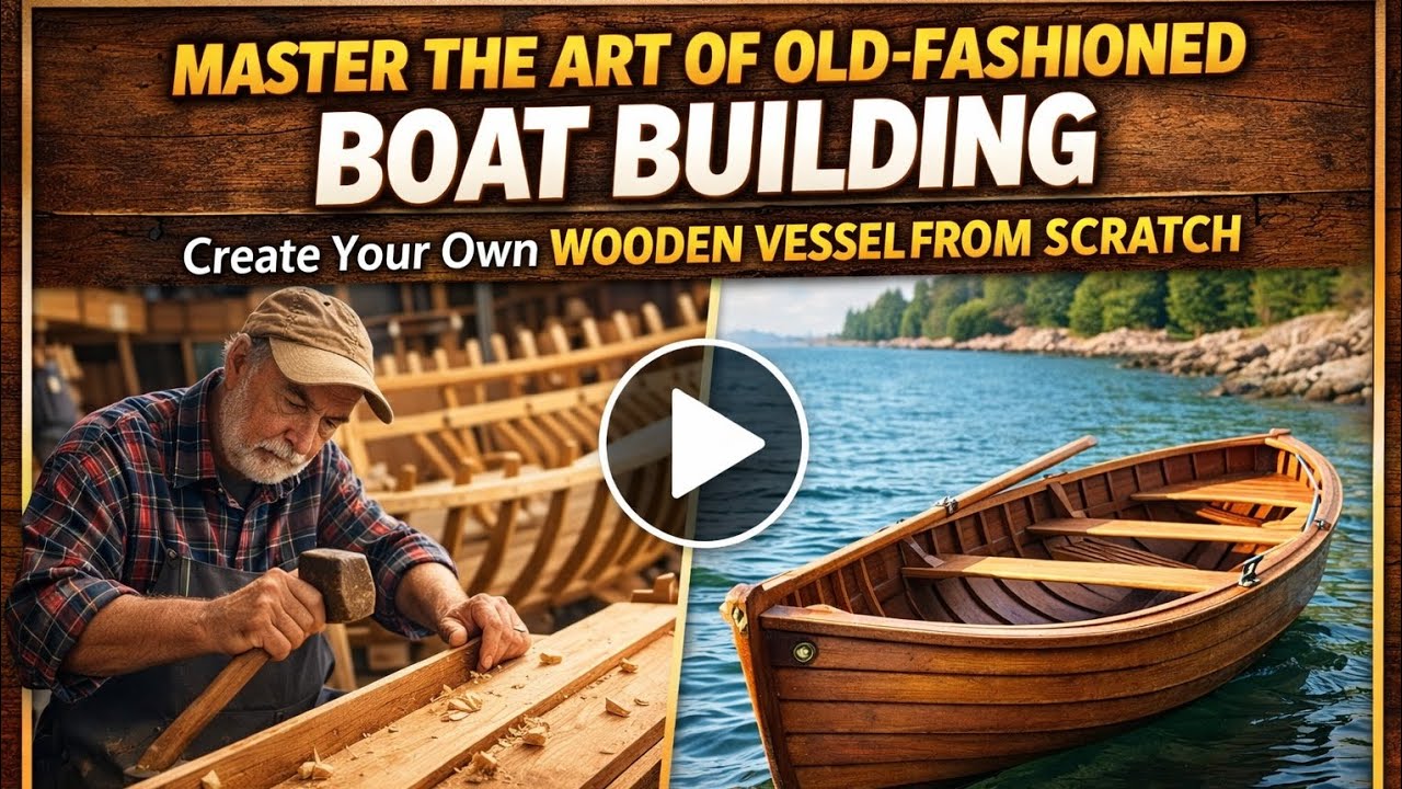 Master the Art of Old-Fashioned Boat Building: Create Your Own Wooden Vessel from Scratch
