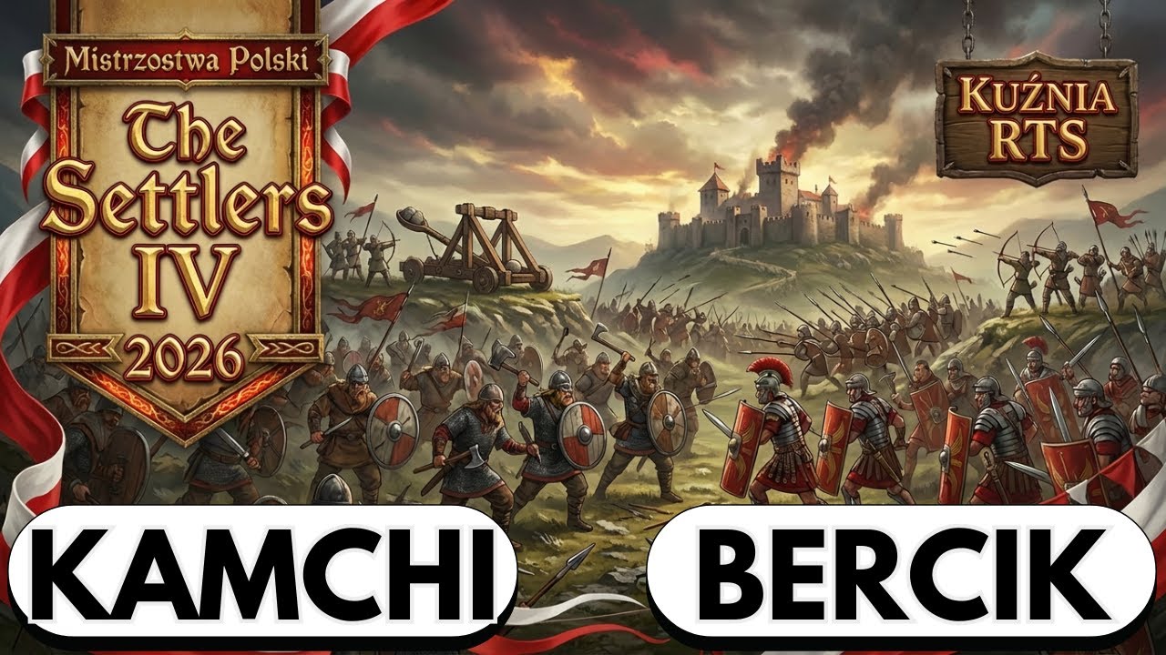 MISTRZOSTWA POLSKI THE SETTLERS IV 2026 - 1/4 - /UB/ - KAMCHI vs BERCIKOWSKI