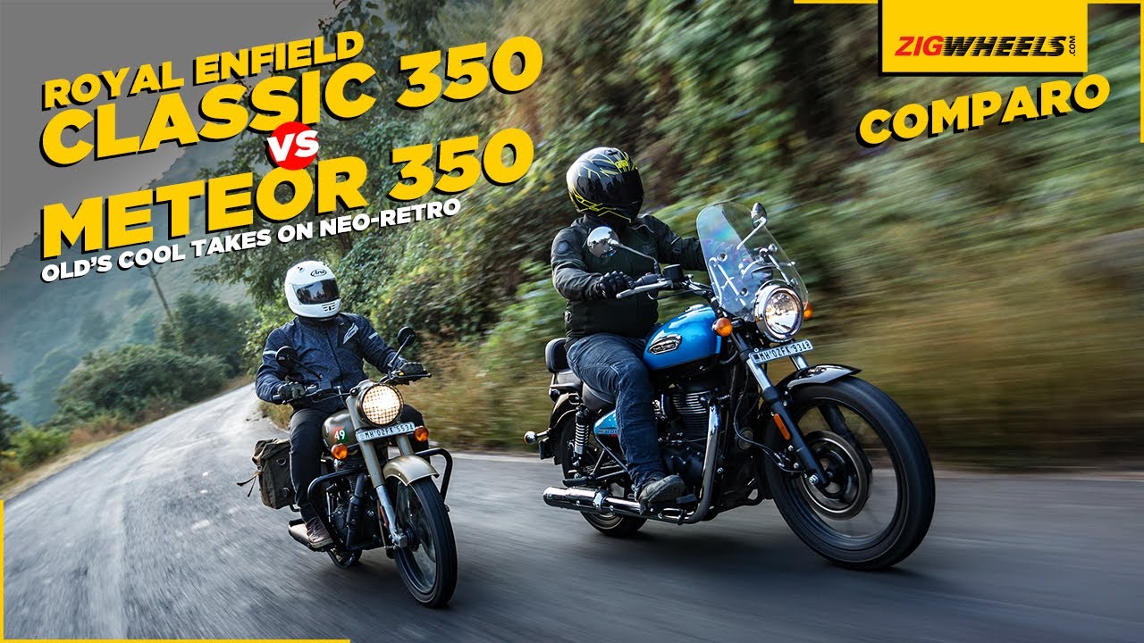 Royal Enfield Classic 350 vs Meteor 350 | Comparison Test | ZigWheels