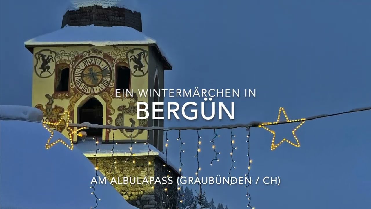 Bergün am Albulapass - ein Wintermärchen