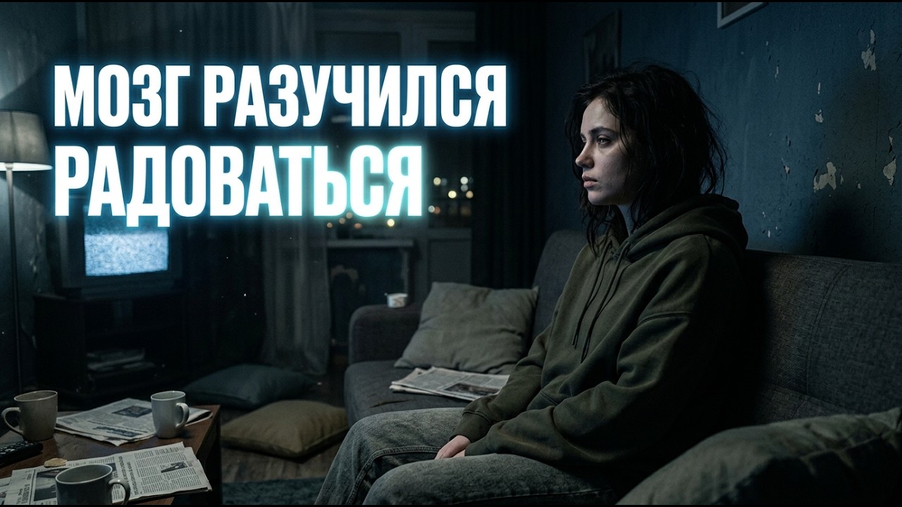 🧠  Ангедония: почему НИЧЕГО больше НЕ РАДУЕТ? 😐