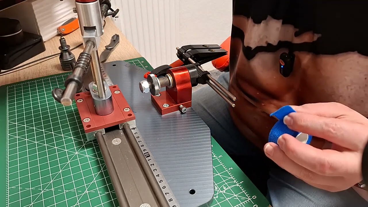 Flissa Messer Echtzeitschliff auf dem SJ Multigrinder mit CBN u.Leder :-)