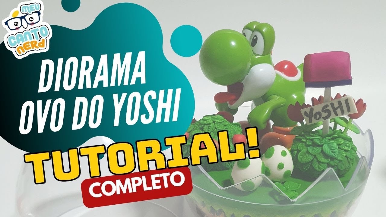 Tutorial de Diorama de Pascoa - cenário dentro do Ovo! Quem vai morar dentro dele?