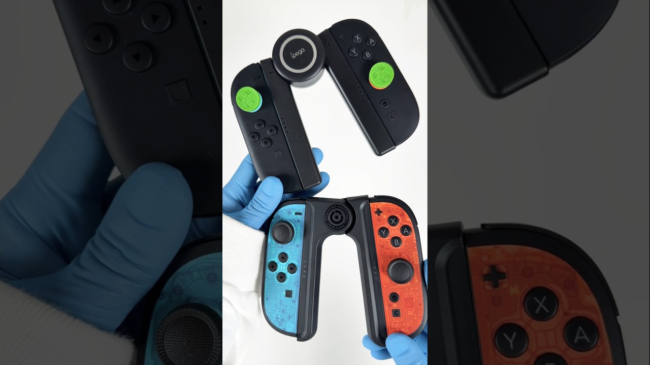Expensive dbrand Vs Cheap Switch Controller Grip #gaming #shorts #nintendo #yt
