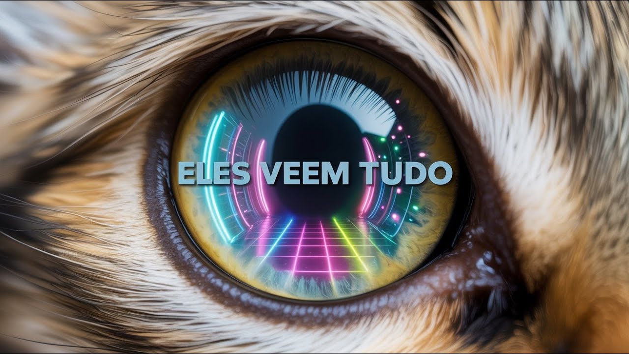 O que seu gato vê no vazio da sala