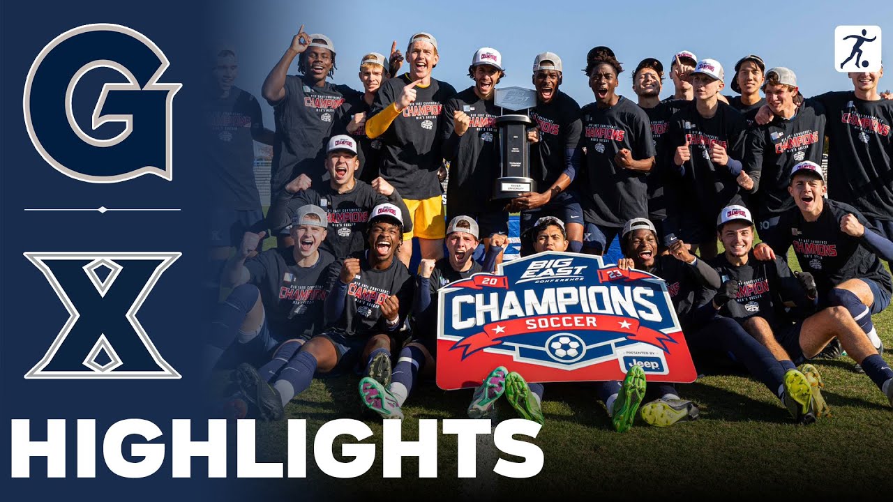 Georgetown vs Xavier | Big East Soccer Championship Final | Highlights - November 12, 2023