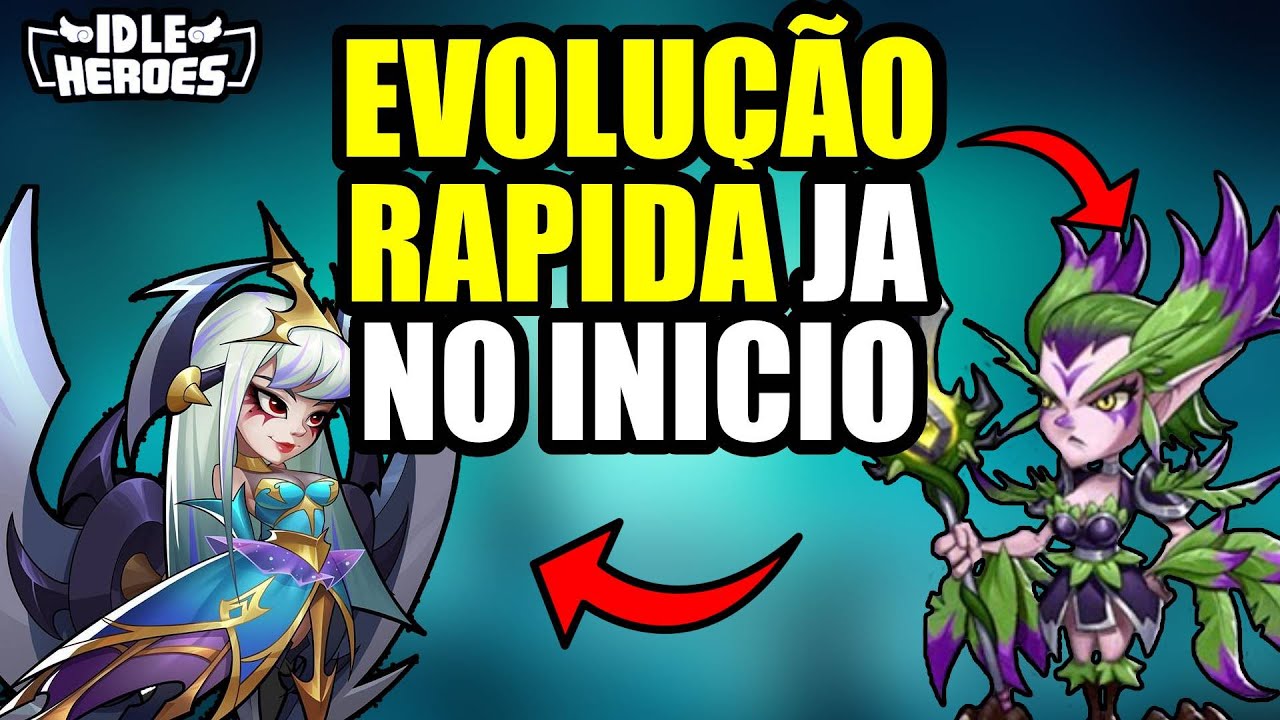 IDLE HEROES - CONTA INICIANTE AVANÇANDO RAPIDO