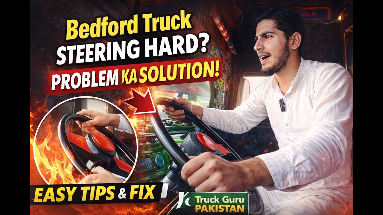 Bedford Truck Steering Problem Fix | Heavy Steering Issue Guide | Truck Guru Pakistan