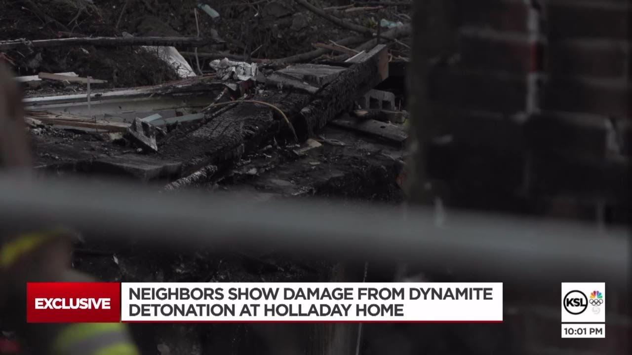 Holladay neighbors assess damage, begin cleanup after dynamite detonation