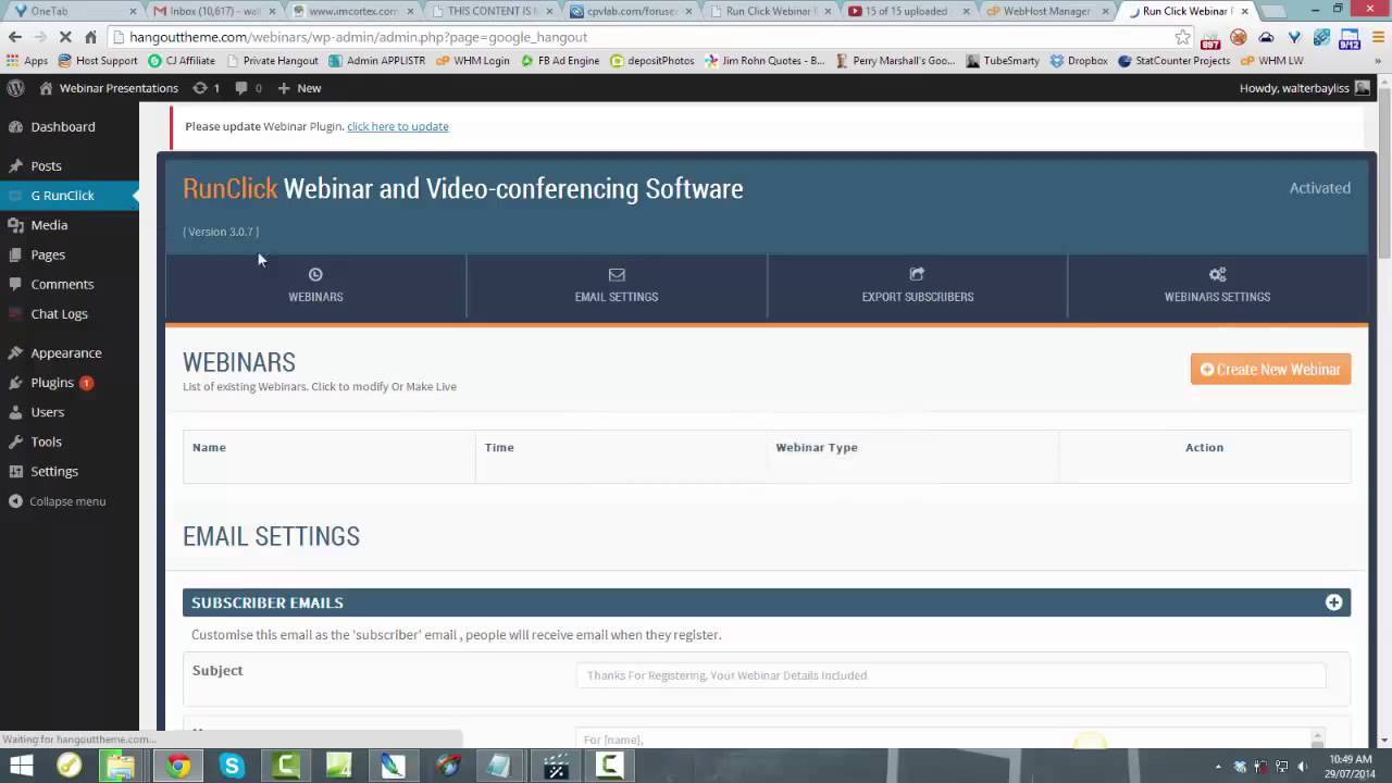 Installing And Activating Runclick Webinar Software