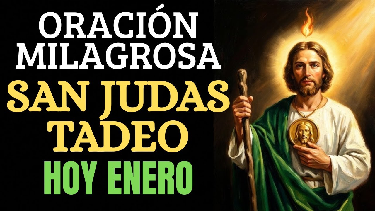 ORACIÓN a SAN JUDAS TADEO para CAUSAS IMPOSIBLES y MILAGROS URGENTES 🙏 (Enero 2026)