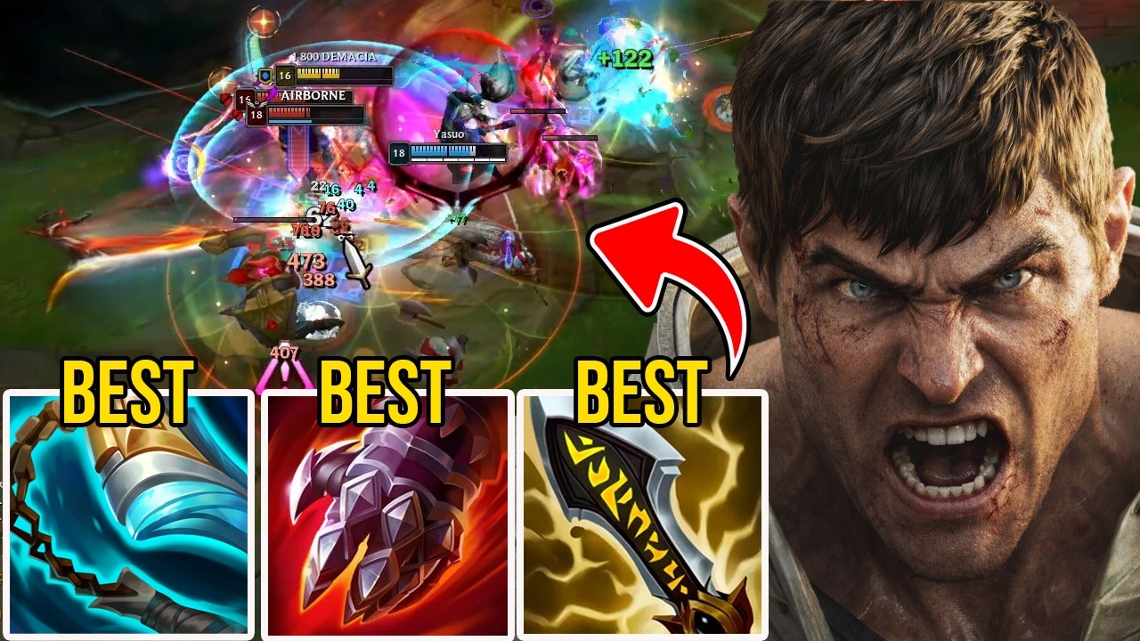 GAREN TOP IS A 1V5 MONSTER IN SEASON 16! (#1 NEW BUILD) - 2026 GAREN TOP GAMEPLAY! (S16 Garen Guide)