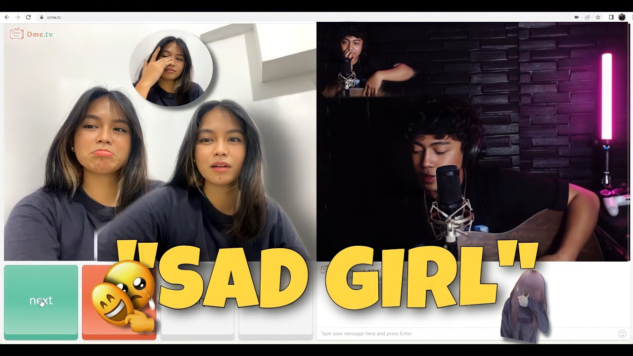 SINGING! TO STRANGERS ON OME/TV | [BEST REACTION] (SAD GIRL🥲)
