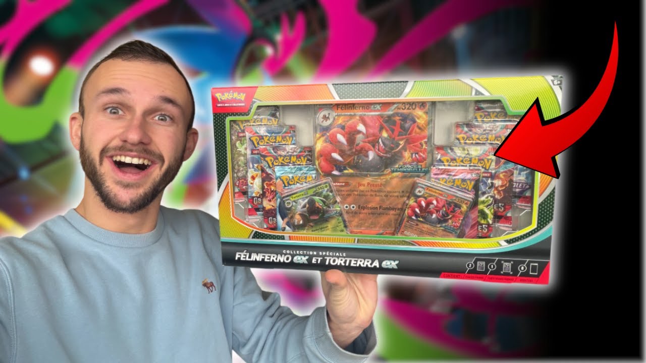 Dinguerie dans le Nouveau Coffret Pokémon : Félinferno EX & Torterra EX !🔥