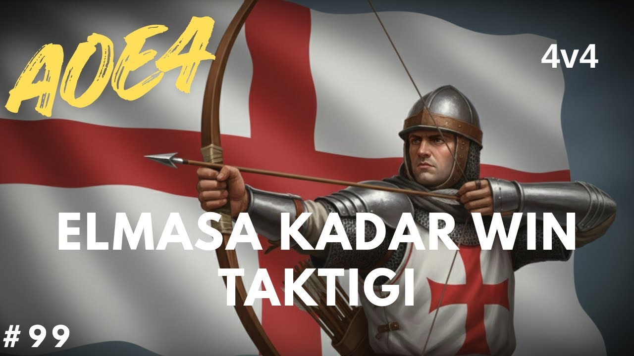 İngiliz - 4v4 - Elmasa Kadar Win Taktiği - #aoe4 99