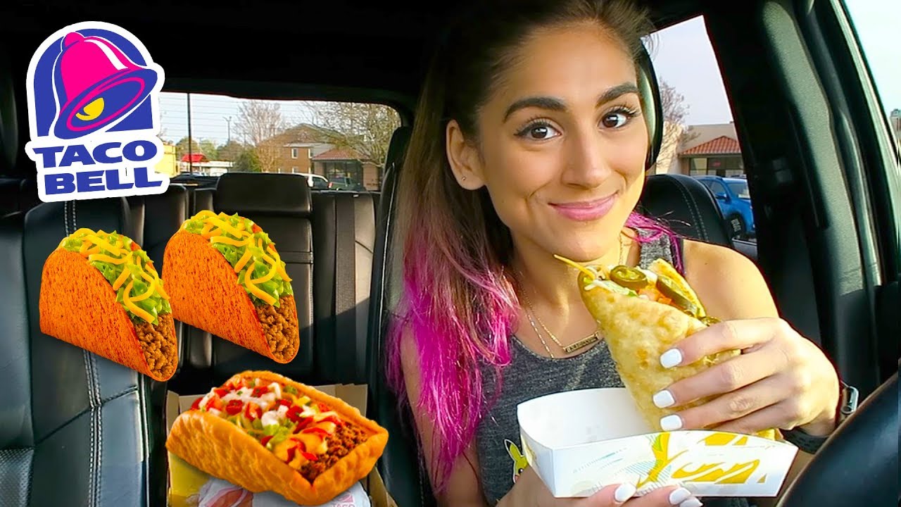 TACO BELL MUKBANG & LIFE UPDATES | SPICY DOUBLE CHALUPA BOX