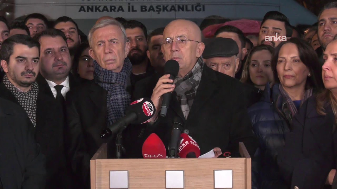CHP Ankara İl Başkanlığı, Mesut Özarslan’ın CHP'den  istifasına ilişkin açıklama yapıyor #Canlı