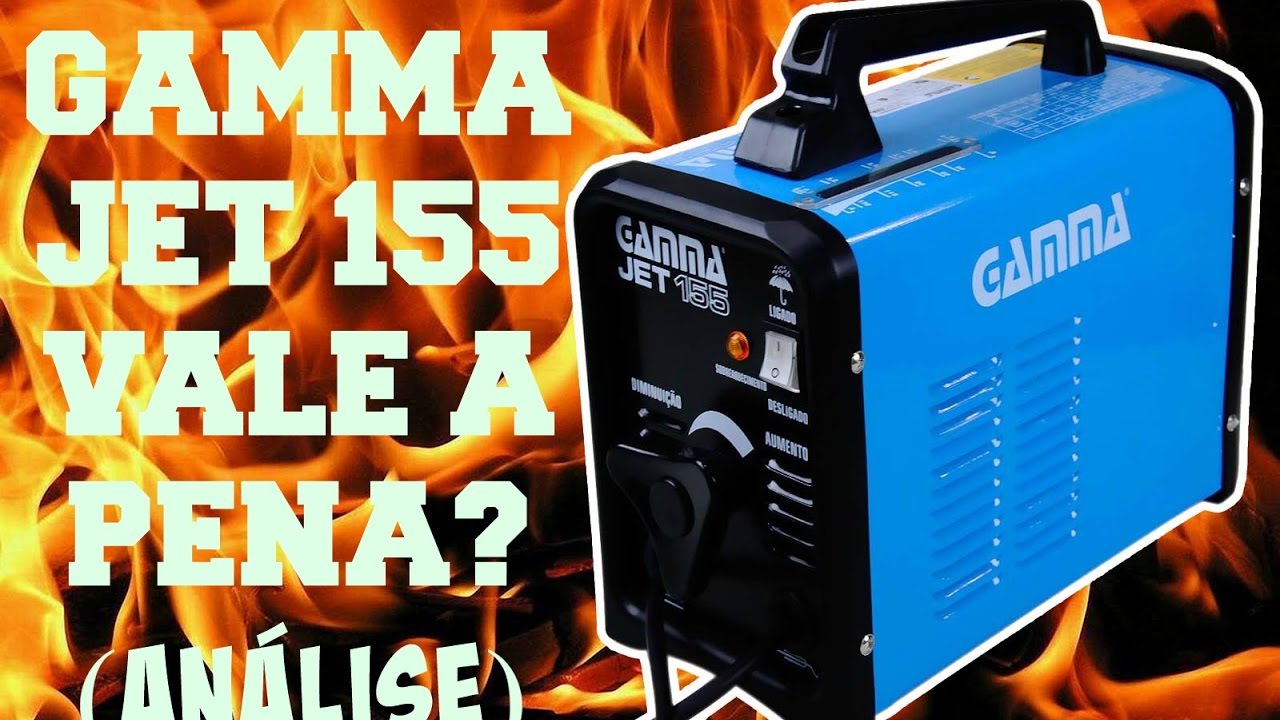 Máquina de solda Gamma jet 155 (vale a pena)