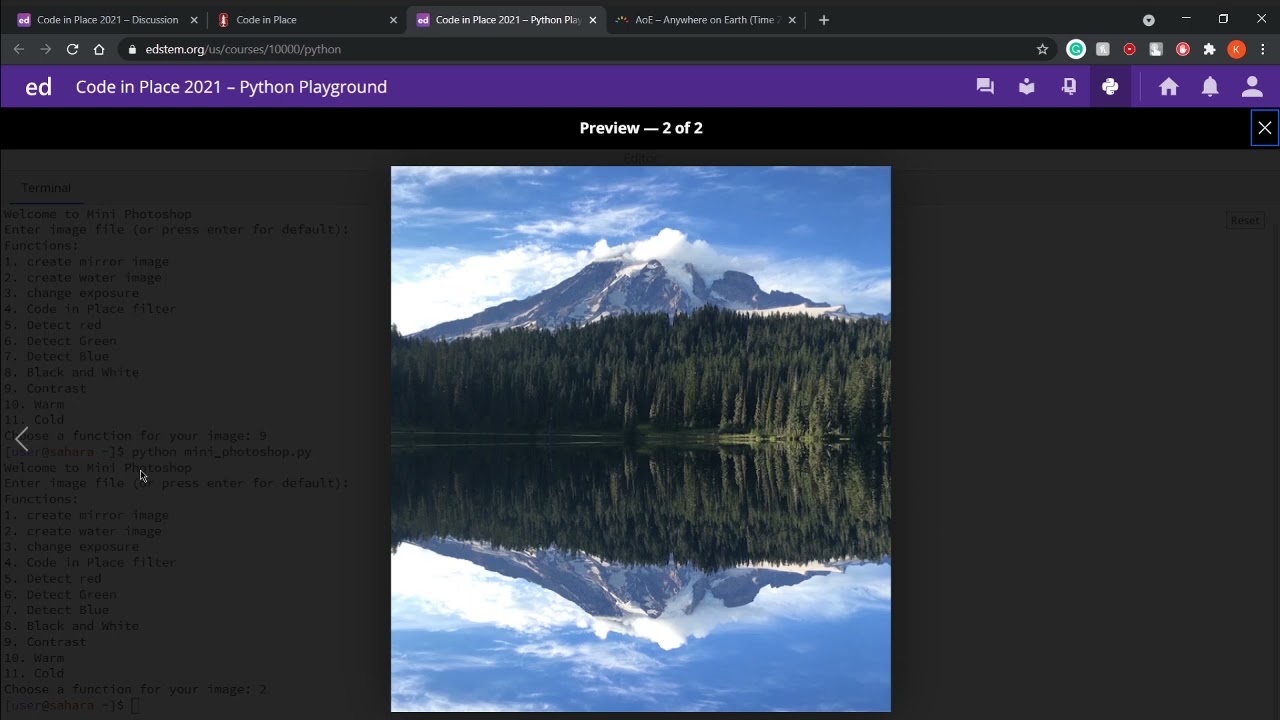 Mini Photoshop in Python