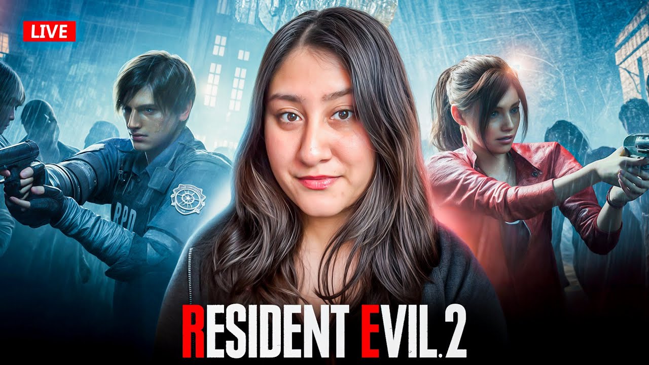 Resident Evil 2 - FIRST PLAYTHROUGH! Raccoon City Nightmare! #residentevil2 #facecam