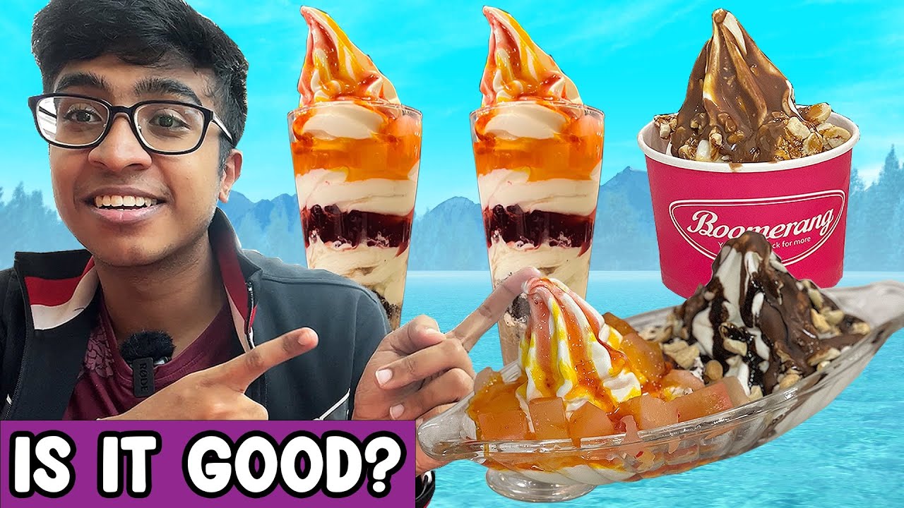 Kadalai Mittai Ice Cream & Titanic Ice Cream?!🤯 | Boomerang, Coimbatore | Idris Explores