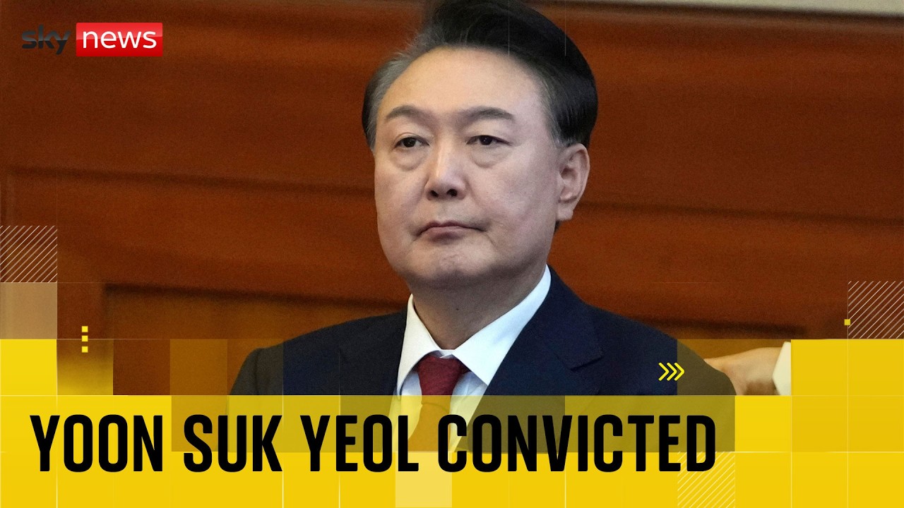 Former South Korean president Yoon Suk Yeol handed life sentence