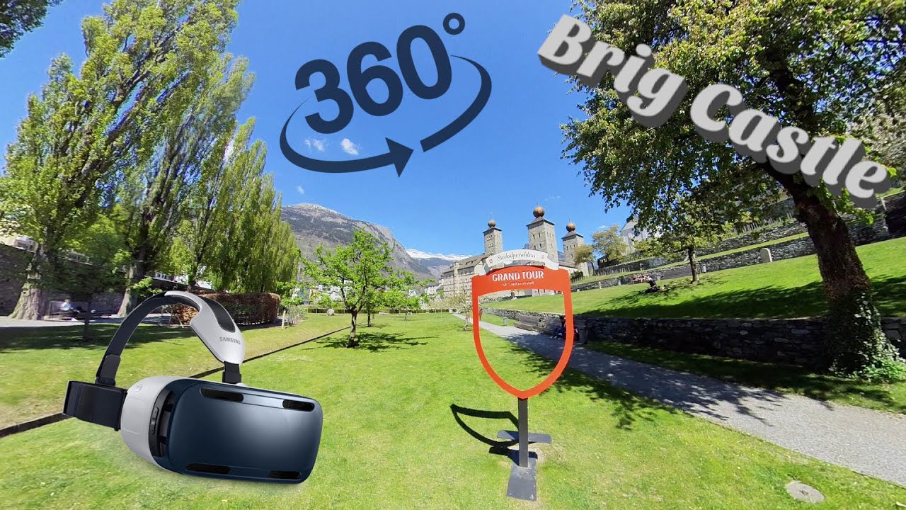 Grand Tour of Switzerland in 360° VR - EP.3 - Rhône valley, Stockalperschloss Brig - Motorcycle ride