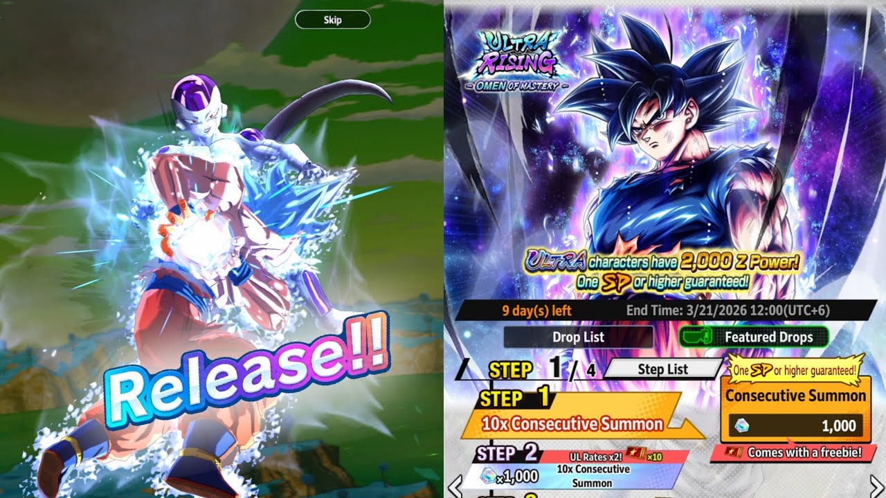 ULTRA UiS Goku Return Summon!!!-Dragon Ball Legends 