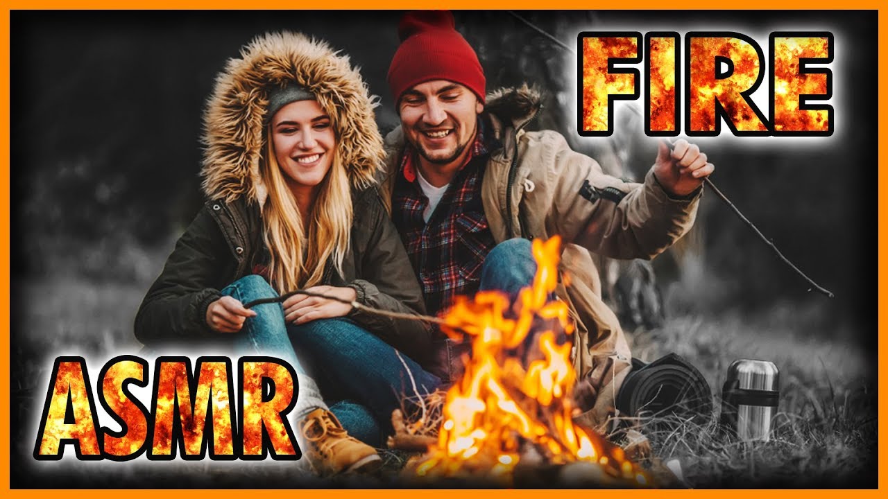 ASMR Virtual Fireplace for a Cozy Night - Techie ASMR