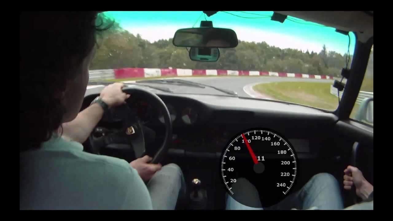 PORSCHE 911 3.0 1977 NÜRBURGRING NORDSCHLEIFE with Speedometer
