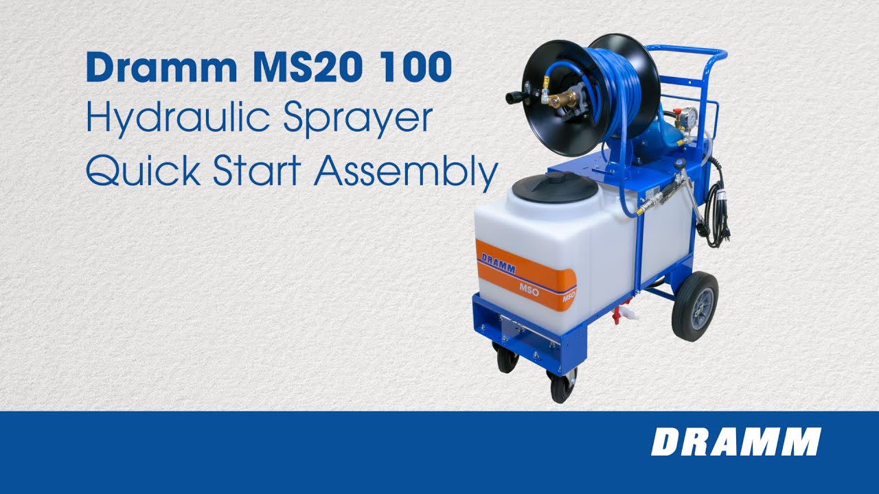 Assembling a Dramm MS20 100 Hydraulic Sprayer