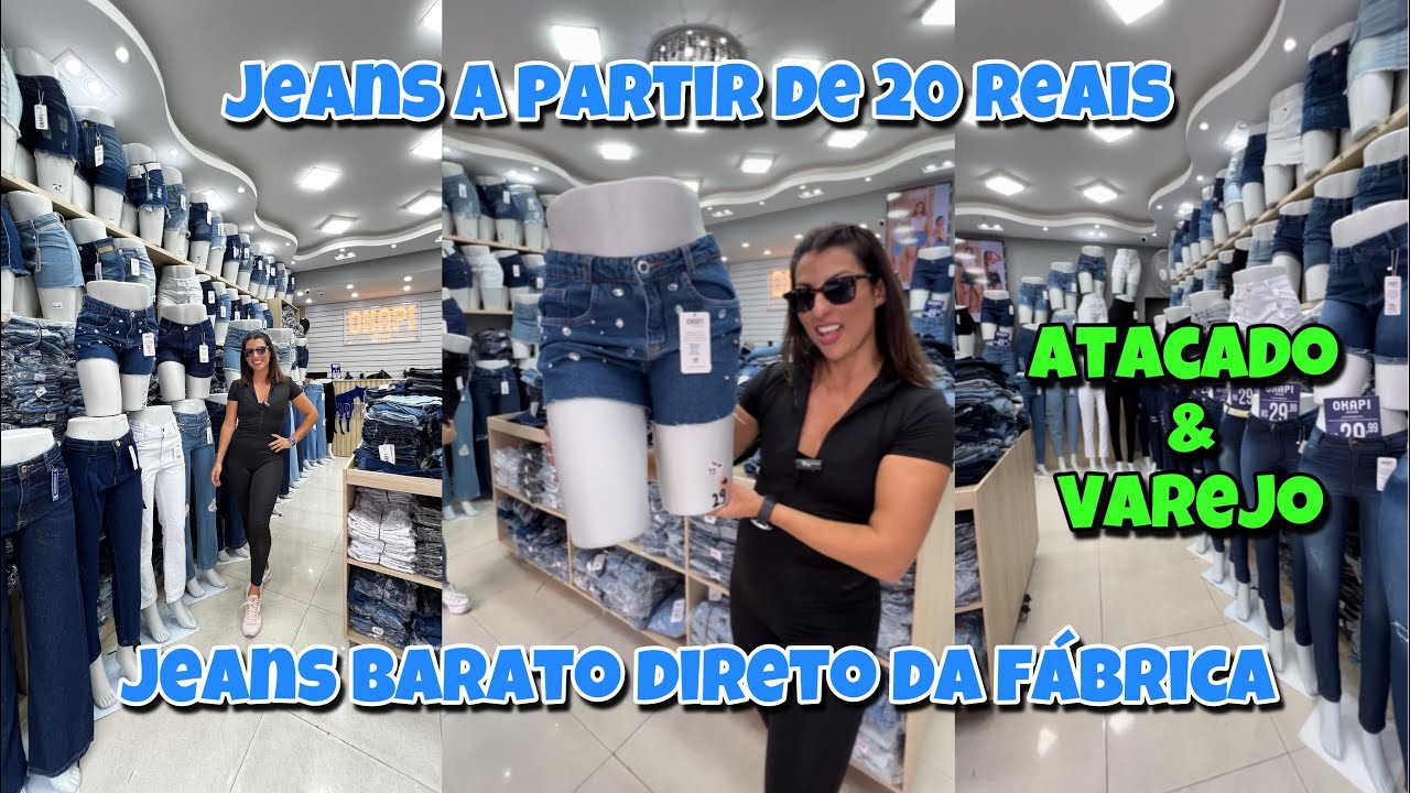 Jeans 20 Reais !!! vende atacado e varejo | Faturamento rápido - lucre com jeans