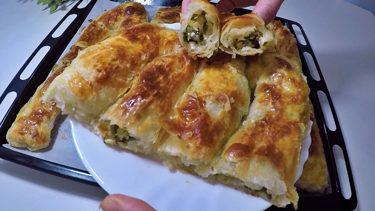 NASIL YAPILDIĞINA İNANAMAYACAKSINIZ 🤤İKİ BARDAK SU İLE ‼️ MİLFÖY TADINDA ÇITIR BÖREK TARİFİ 💯