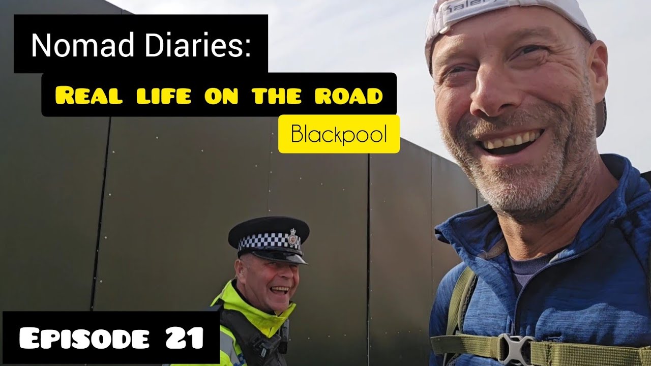 Unfiltered stories of everyday life on the road with a nomad. Passing through blackpool 🔥