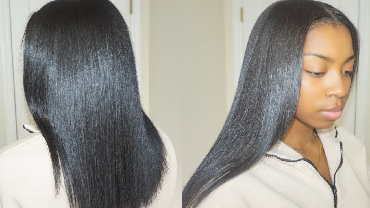 STRAIGHTENING MY NATURAL HAIR (Heat Trained or Damaged) | Babyliss Prima 3000 Flat Iron
