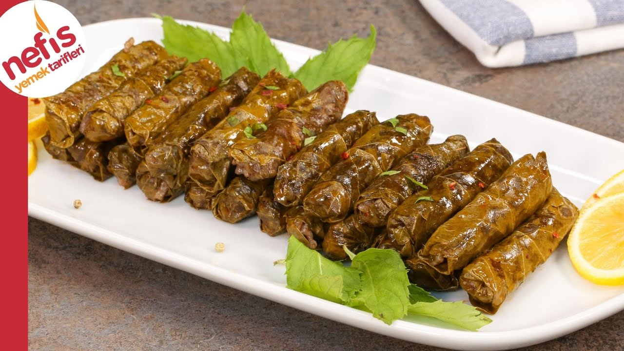 Anne Usul&uuml; Muhteşem Soslu Yaprak Sarma 🤤 Parmaklarınızı Yiyeceksiniz!