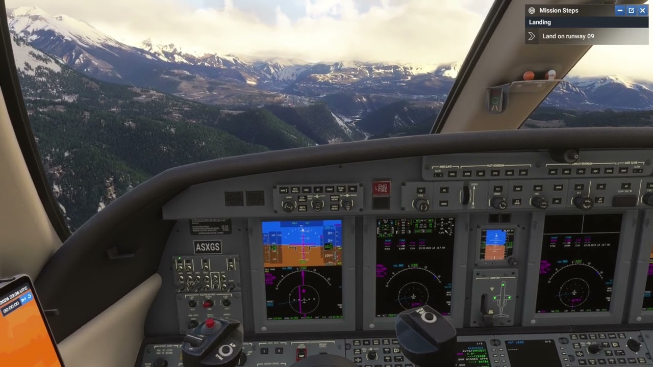 Insane Telluride Sunset Approach  - MSFS 2024