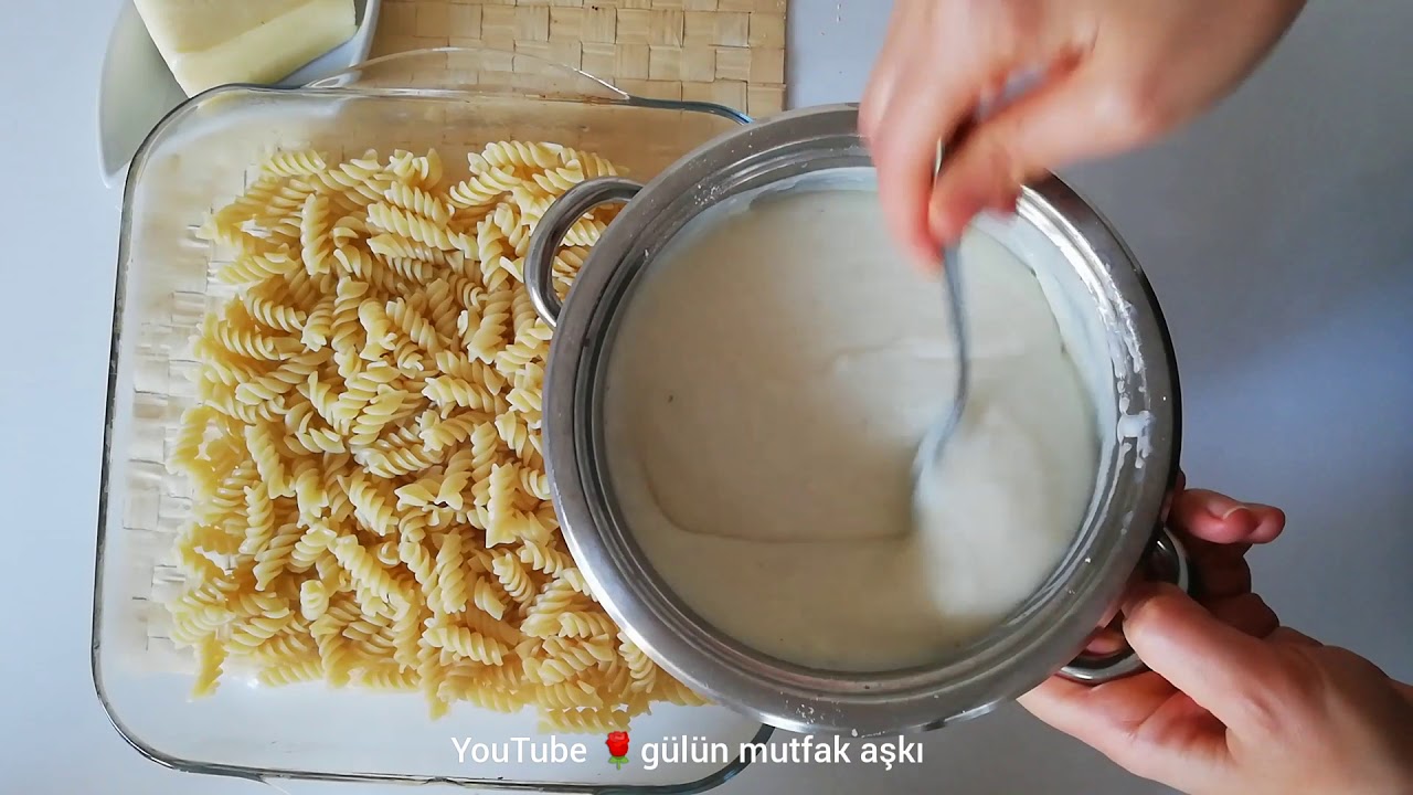 FIRIN MAKARNA TARİFİ beşamel soslu