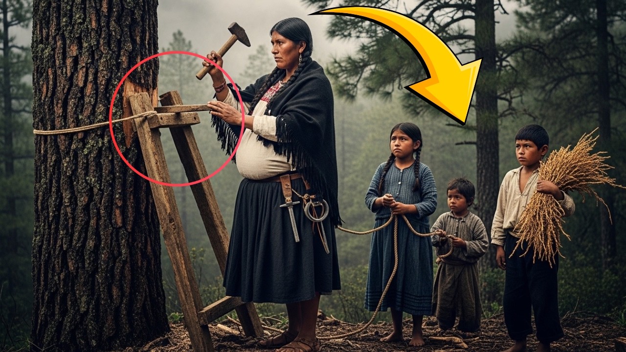 ¡Embarazada y con sus hijos la echaron de su casa en la Sierra subió el cerro y construyó imposible!