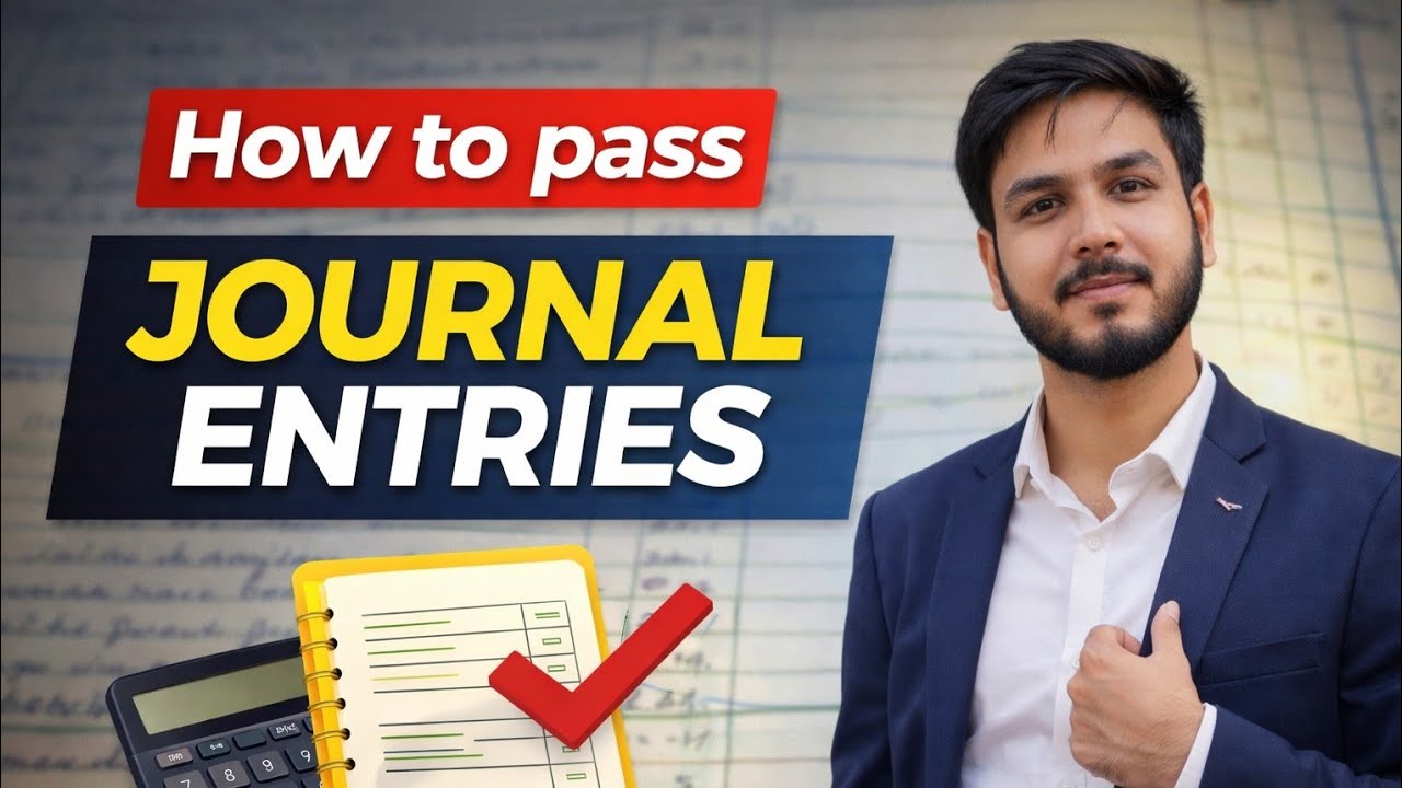How to pass JOURNAL ENTRIES #class11 #Accountancy